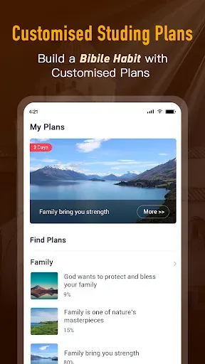 Скриншот 5 — Bible Daily, KJV Bible + Audio