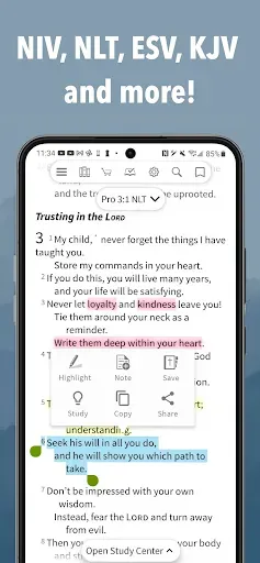 Скриншот 1 — Bible App by Olive Tree