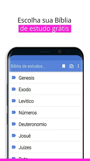 Скриншот 2 — Bíblia estudos com explicações