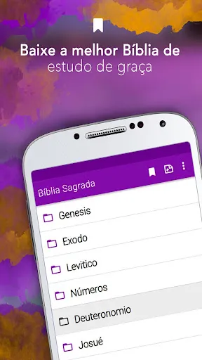 Скриншот 1 — Bíblia de estudos explicada