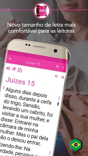 Скриншот 3 — Bíblia da mulher que ora