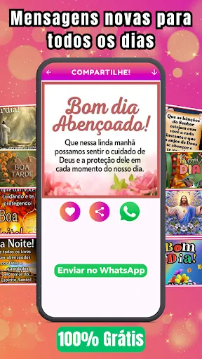 Скриншот 6 — Mensagens de Bom Dia Bíblicas