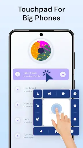 Скриншот 1 — Mouse Touchpad for Big Phone