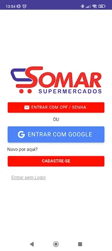 Скриншот 1 — Somar Supermercados