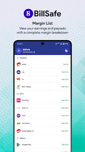 Скриншот 4 — BillSafe Recharge App