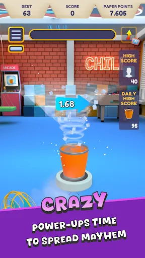 Скриншот 1 — Paper Toss