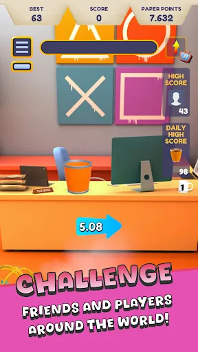 Скриншот 2 — Paper Toss
