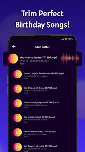 Скриншот 7 — Birthday Video Maker With Song