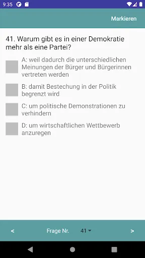 Скриншот 2 — Leben in Deutschland 300Fragen