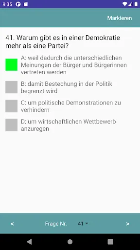 Скриншот 3 — Leben in Deutschland 300Fragen