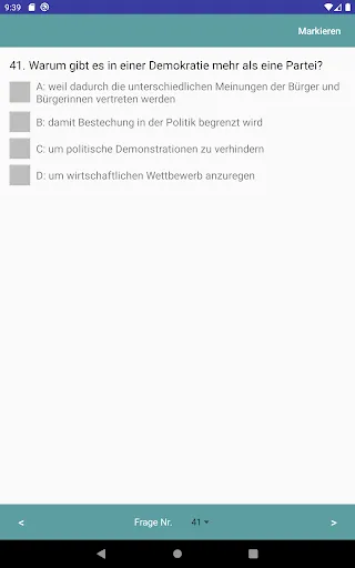 Скриншот 6 — Leben in Deutschland 300Fragen