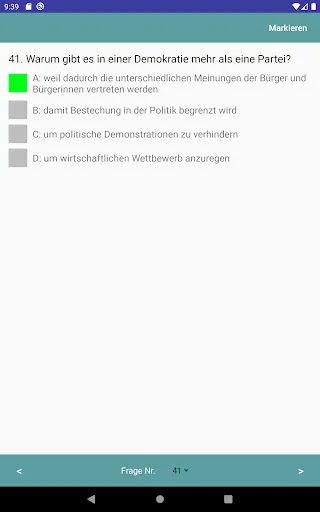 Скриншот 7 — Leben in Deutschland 300Fragen