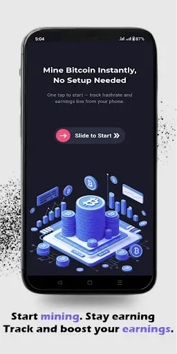 Скриншот 1 — BTC Cloud Mining(Crypto Miner)