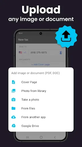 Скриншот 3 — FAX App: отправка факсов