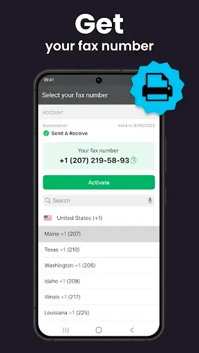 Скриншот 4 — FAX App: отправка факсов