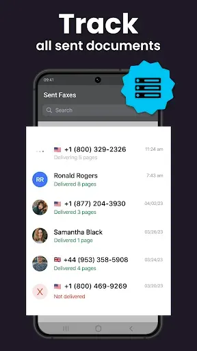 Скриншот 6 — FAX App: отправка факсов