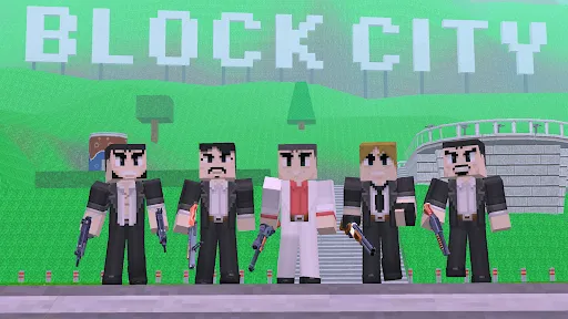Скриншот 1 — Block City Wars: Vice World 3d