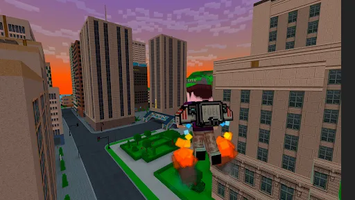 Скриншот 4 — Block City Wars: Vice World 3d
