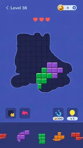 Скриншот 2 — Блочная игра-головоломка