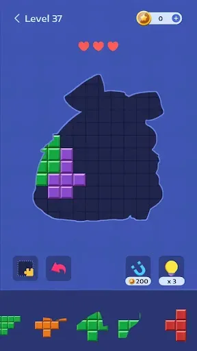 Скриншот 3 — Блочная игра-головоломка