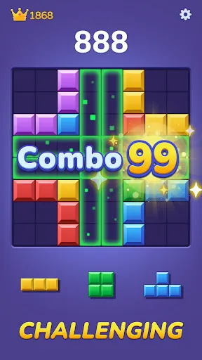 Скриншот 2 — Block Puzzle Challenge