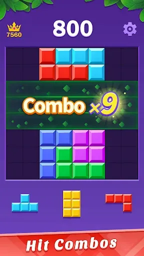 Скриншот 4 — Block Puzzle: Stack Infinity
