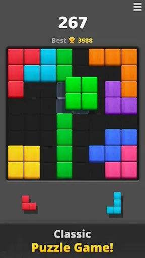 Скриншот 1 — Blocky’s Trip - Block Puzzle