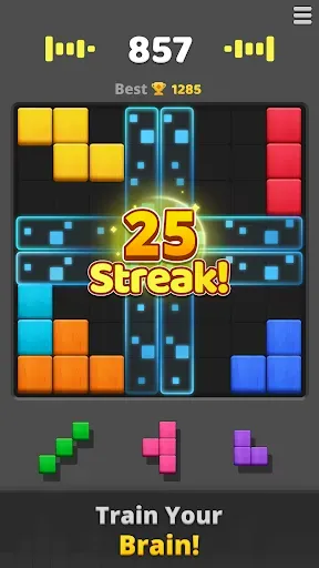 Скриншот 2 — Blocky’s Trip - Block Puzzle