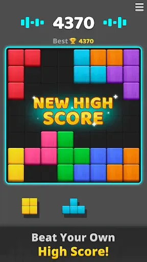 Скриншот 3 — Blocky’s Trip - Block Puzzle