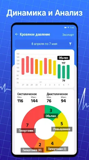Скриншот 3 — Кровяное давление Про
