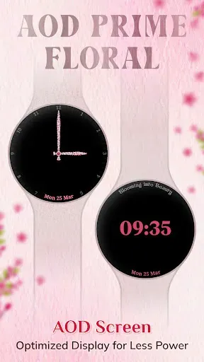 Скриншот 3 — WF4U Blossom Floral Watchface