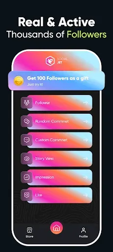 Скриншот 6 — Social Jet - Followers & Likes
