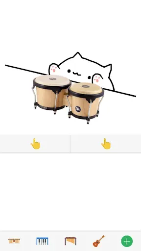 Скриншот 1 — Bongo Cat: Musical Instruments