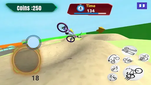 Скриншот 2 — BMX Rider : Racing Skills