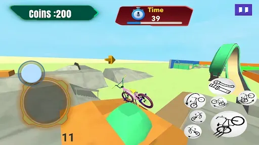 Скриншот 6 — BMX Rider : Racing Skills
