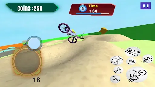 Скриншот 8 — BMX Rider : Racing Skills