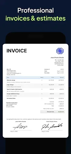 Скриншот 4 — Invoice Maker & Estimate App