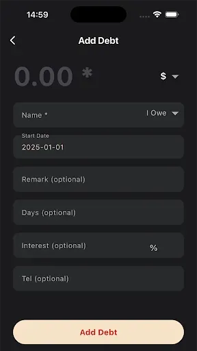 Скриншот 3 — Debt Buddy - Debt Tracker
