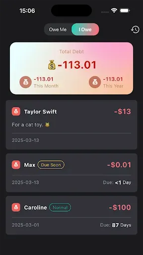 Скриншот 7 — Debt Buddy - Debt Tracker