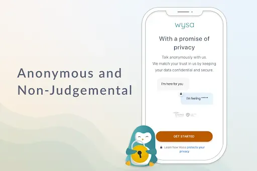 Скриншот 1 — Wysa: Mental Wellbeing AI