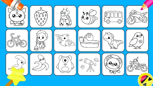 Скриншот 8 — Kids Coloring Pages For Boys