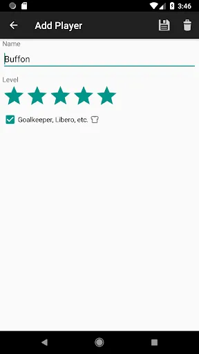 Скриншот 2 — Balanced Team Generator