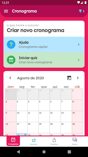 Скриншот 4 — Meu Diário Capilar