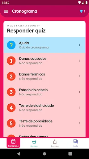Скриншот 5 — Meu Diário Capilar