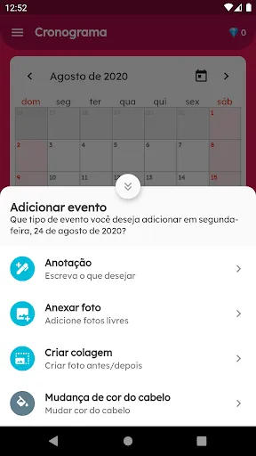 Скриншот 7 — Meu Diário Capilar