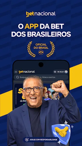Скриншот 1 — Betnacional Apostas Esportivas