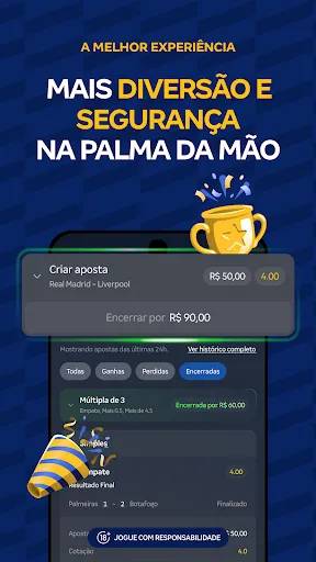 Скриншот 2 — Betnacional Apostas Esportivas