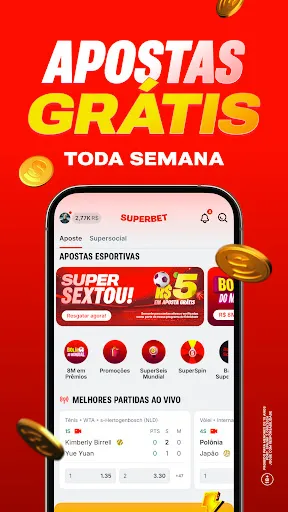 Скриншот 2 — Superbet: Apostas Esportivas