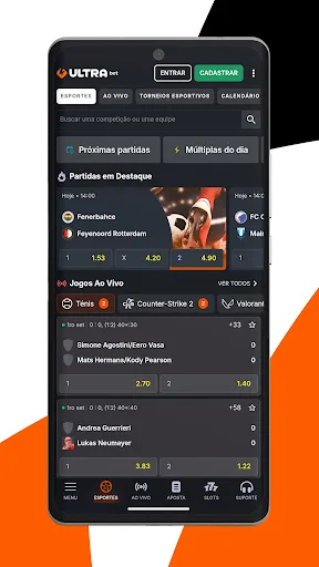 Скриншот 4 — ULTRA bet: Cassino & Apostas