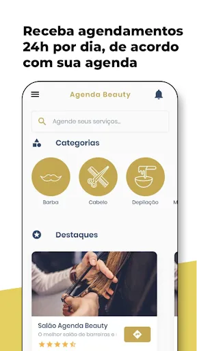 Скриншот 2 — Agenda Beauty - Profissionais
